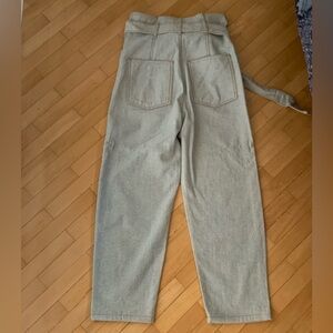 FARM Rio Made In Brazil High Rise Jeans in Light Gray